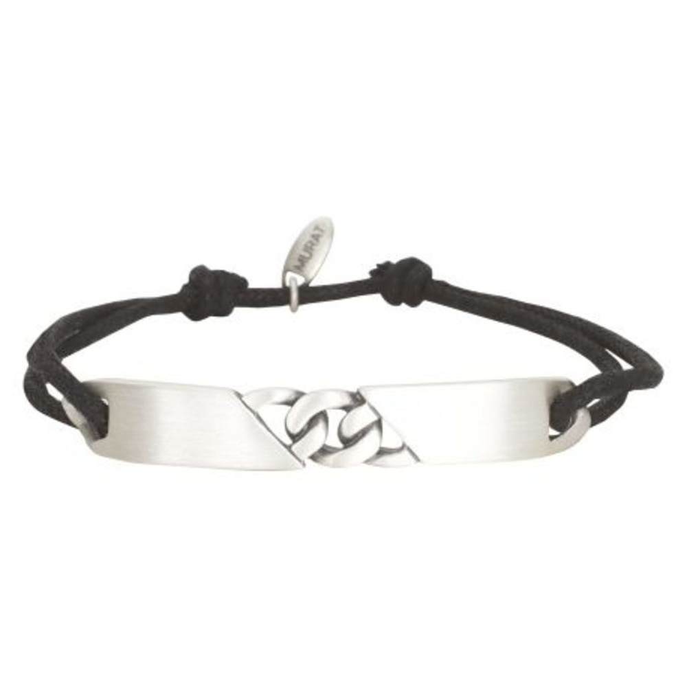 Murat Sterling Silver Adjustable Unisex Bracelet